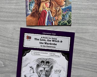 Vintage The Chronicles of Narnia Teacher's Guide & Aslan's Triumph Book from Chick-fil-A. The Lion the Witch and the Wardrobe