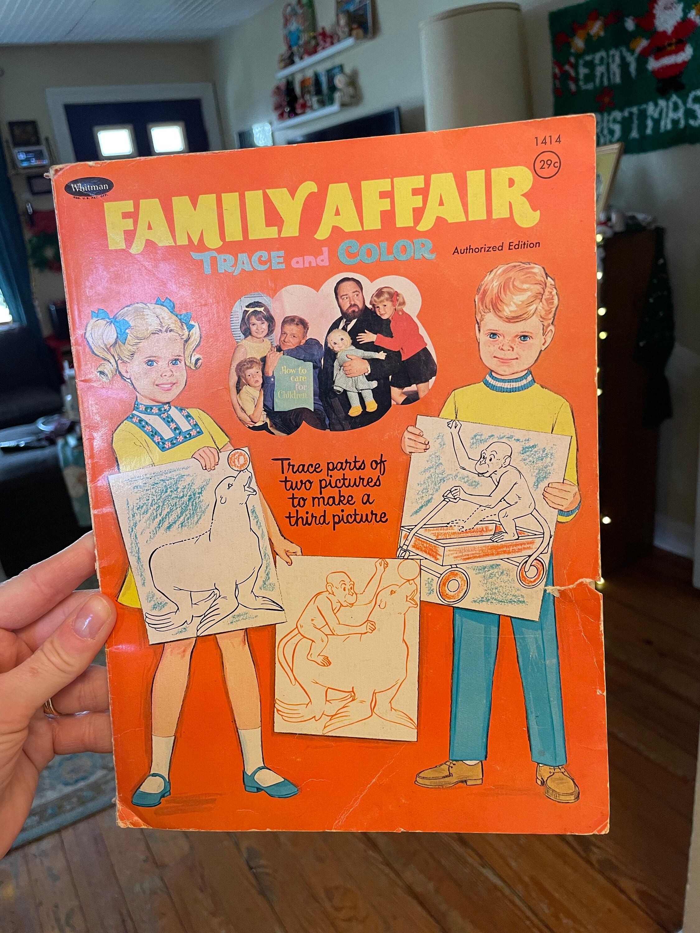 Vintage 1969 Family Affair Tv Show Coloring Book. Used. Mrs Beasley ...