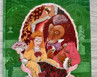 Vintage 1993 Beauty and the Beast Hardcover book. Vintage 90s Disney nostalgia