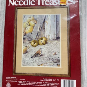 Vintage Bird color art Crewel kit never opened  Embroidery needlepoint craft kit