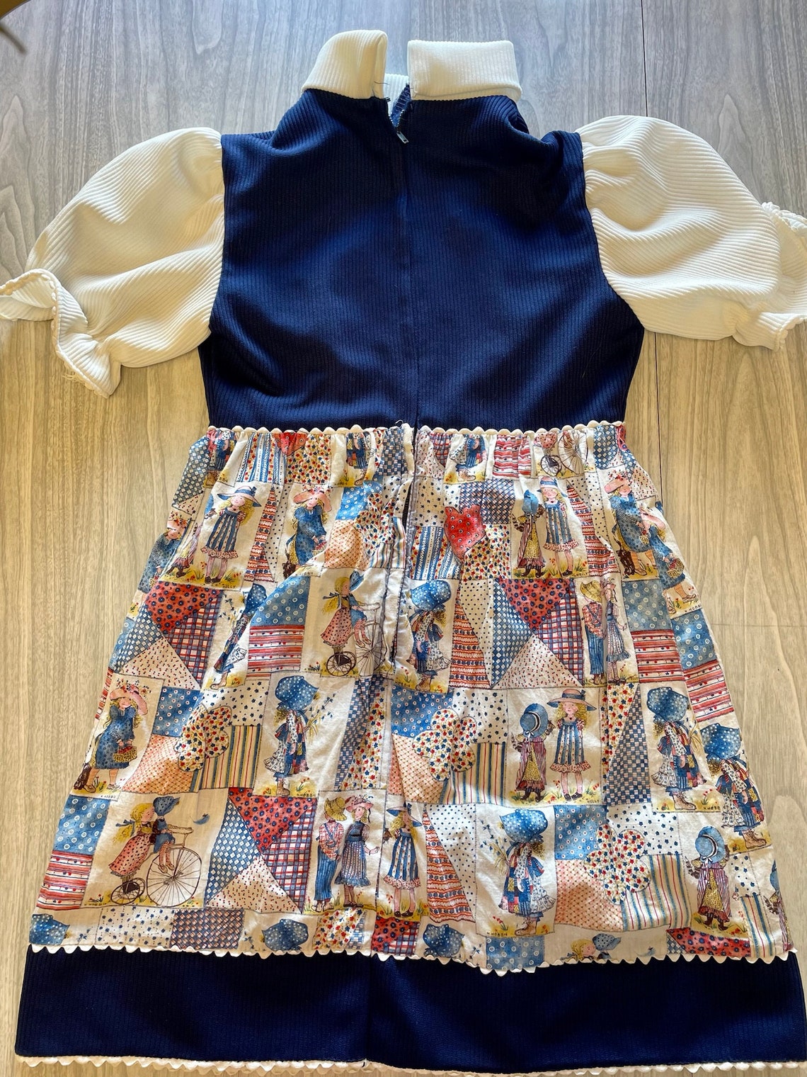 Shorties Dress Vintage Fabric Holly Hobbie