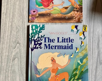 Vintage 1990s The Little Mermaid books. 90s Disney kids nostalgia