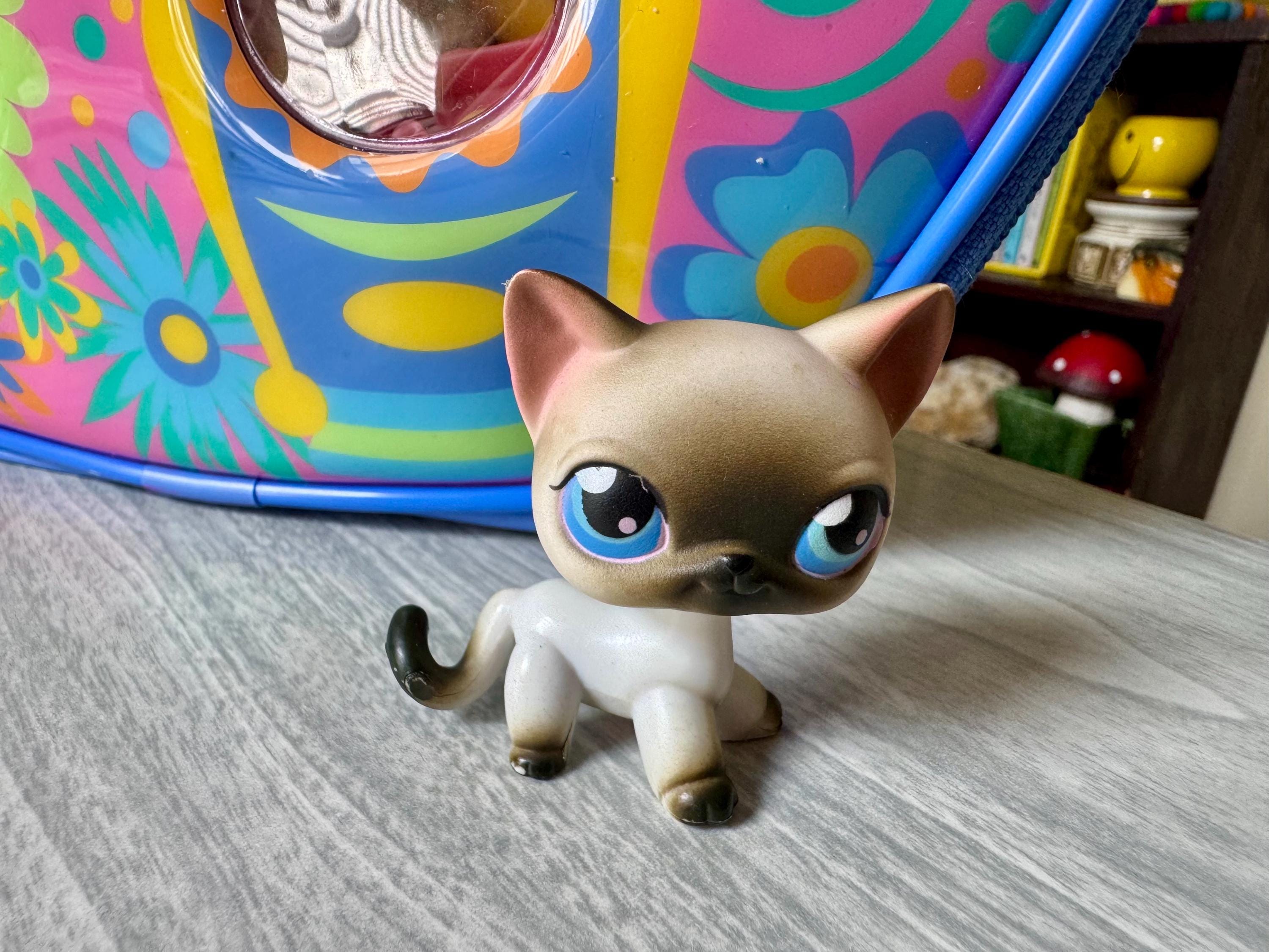 Littlest Pet Shop #959 - Chaton Siamois - Figurine Hasbro LPS - Occasion