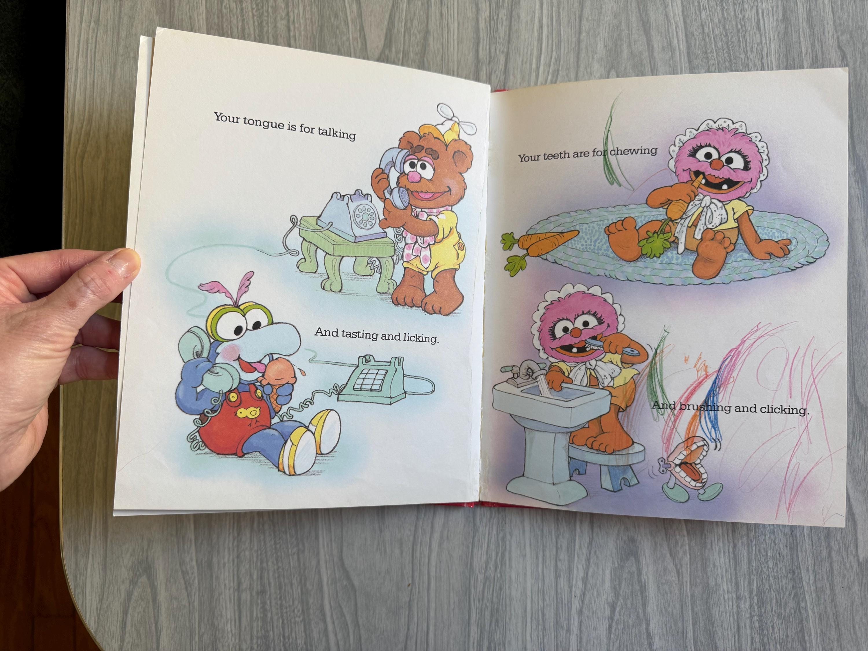 Vintage 80s Muppet Babies and Muppets Take Manhattan Books. Jim Henson ...