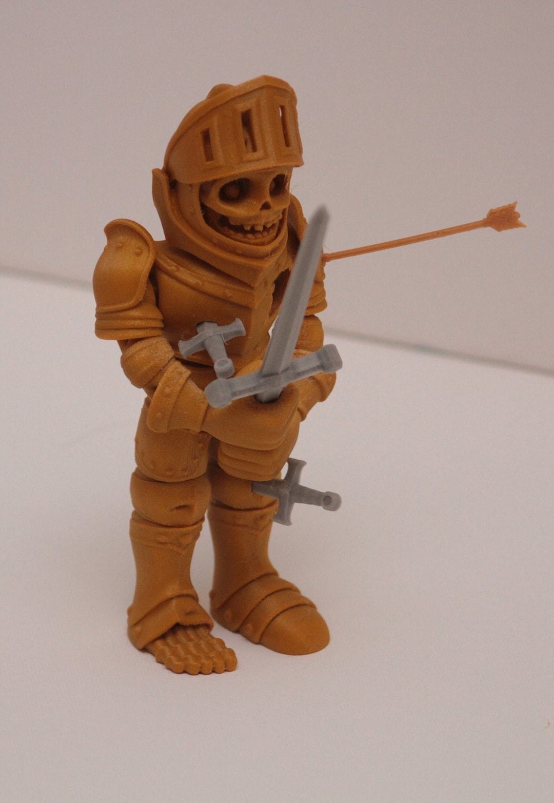 Flexi Factory Skeleton Knight 3D Printed Articulated Toy Etsy