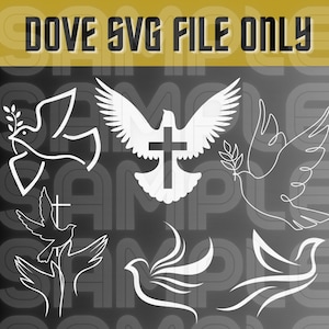 Dove SVG File Only | Perfect for Crafting