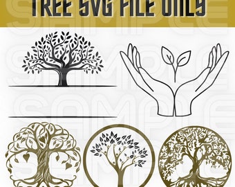 Tree SVG File Only | Perfect for Family Tree Craft & Etc.