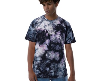Just Keep Moving Forward Embroidery Style Oversized tie-dye t-shirt | Perfect for Her/Him