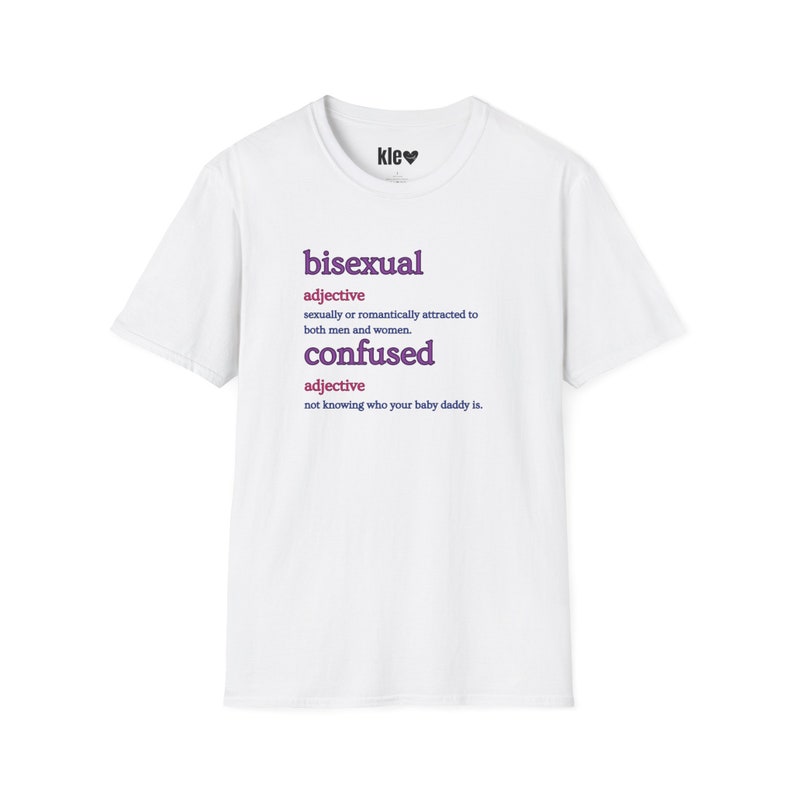 Bisexual Definition Unisex Softstyle Tshirt Etsy