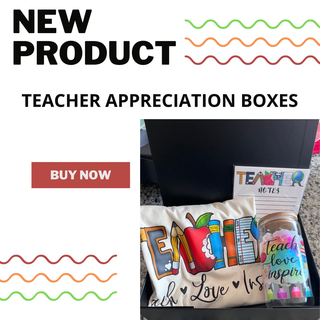 Teacher Appreciation Boxes Etsy