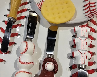 Baseball Streuer Set: Edelstahl, Geschenk für Sportfans