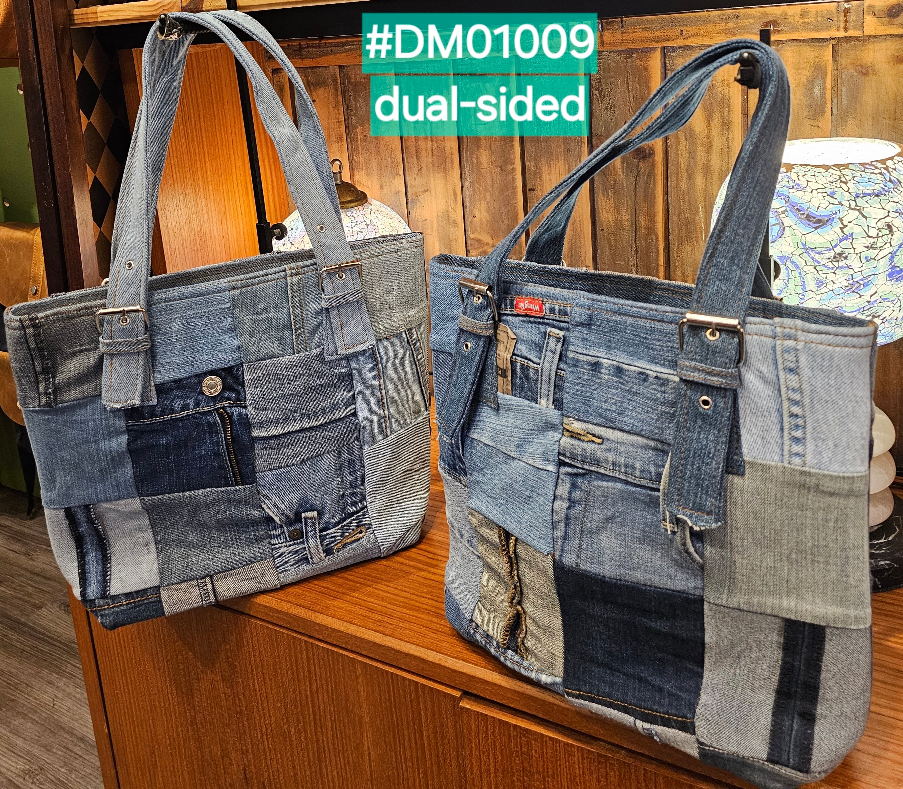 CASUAL Patchwork TOTE Denim Bag (l.13