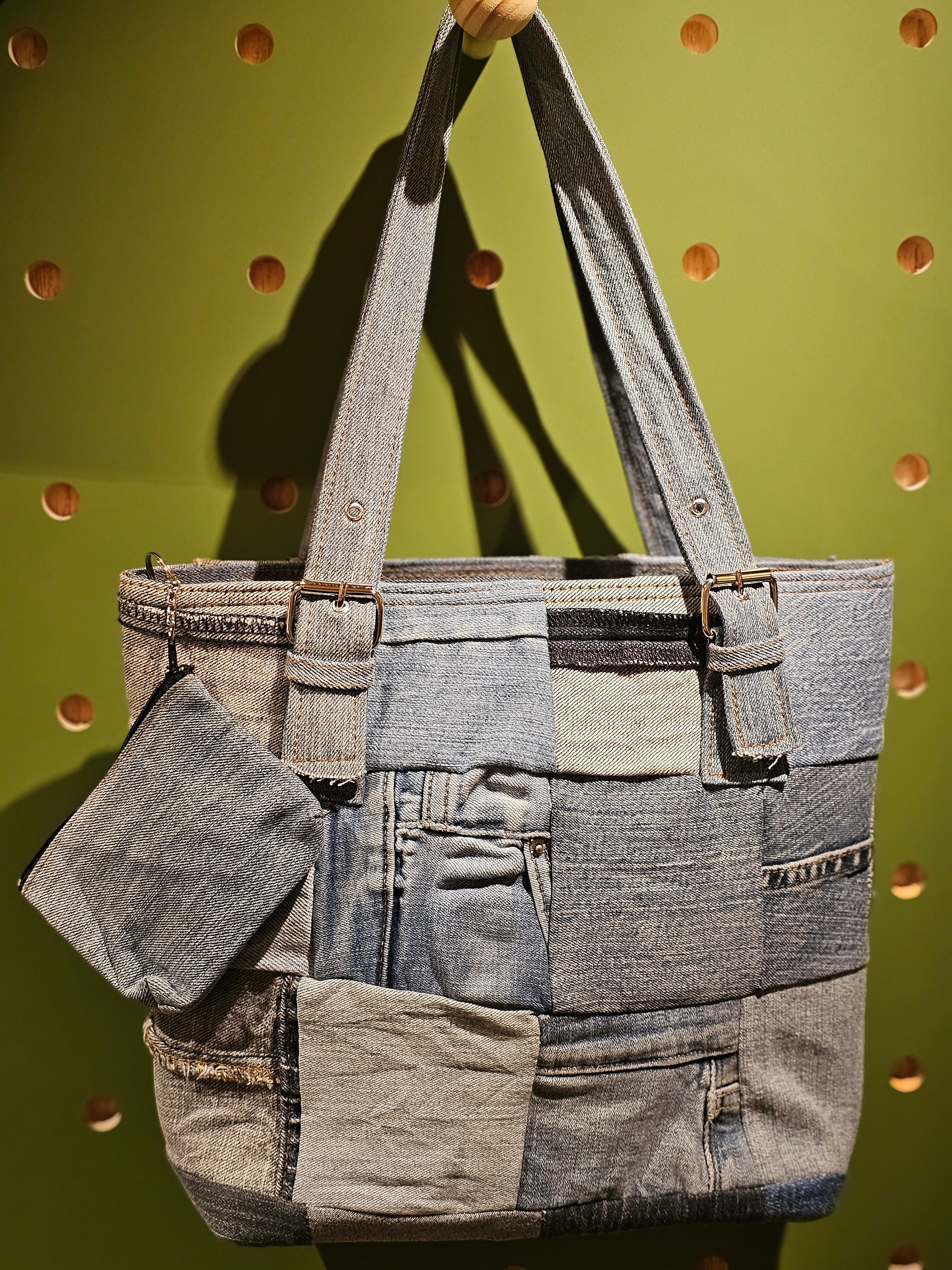 CASUAL Patchwork TOTE Denim Bag (l.13