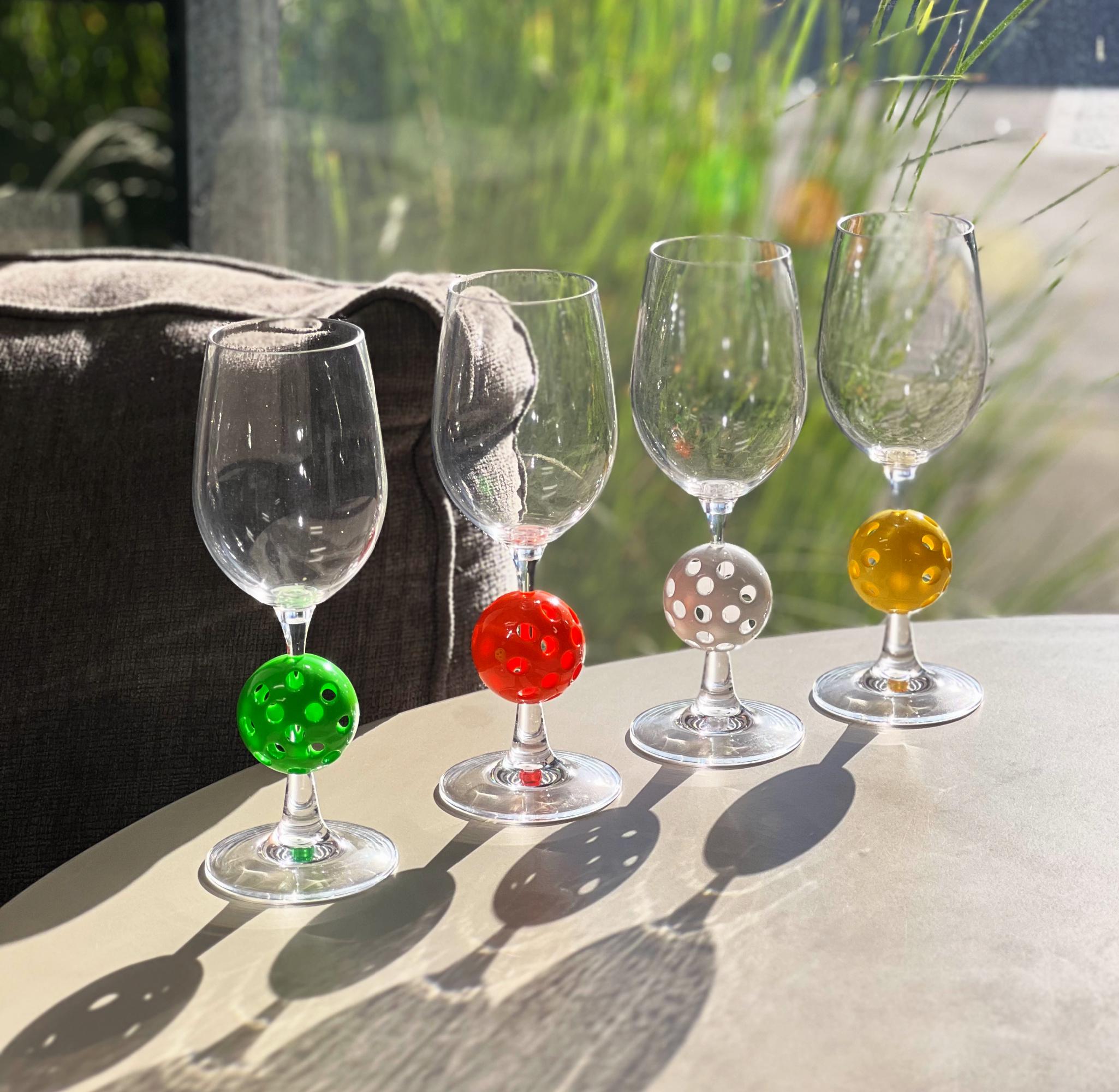 Acrylic Stem Wine Glasses - Etsy