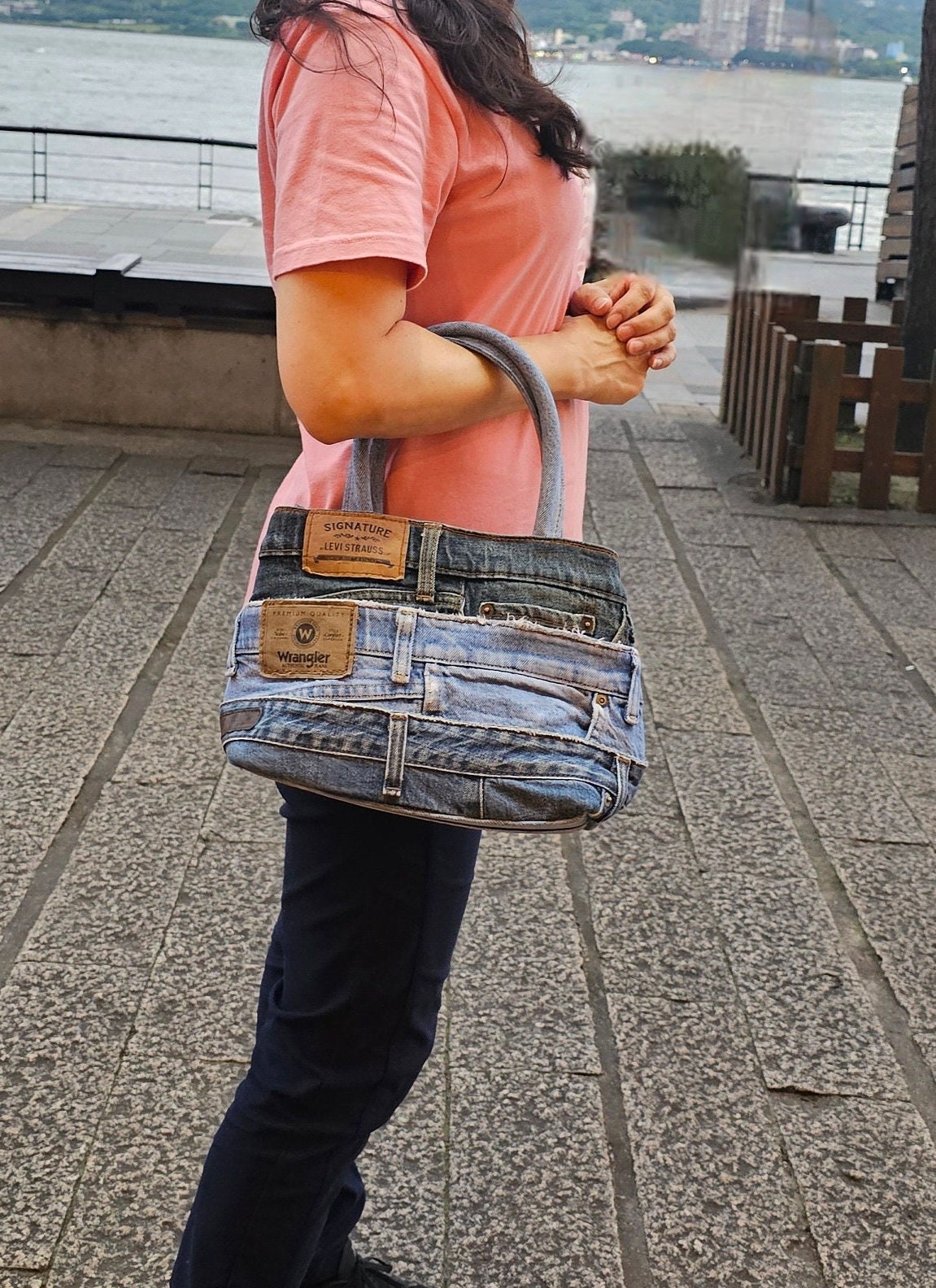 Patchwork Boston Bag - Etsy