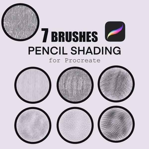 Procreate Brushes Pencil Shading - Perfect for Realistic Digital Drawings