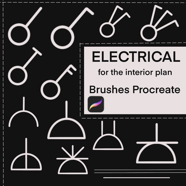 Floor Plan Electrical Procreate Etsy Floor Plan Electrical Procreate Etsy