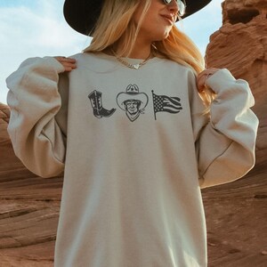 Cowboy Trump 2024 Sweatshirt Trump Merch Trumpshirt MAGA Apparel Ultra Maga Vote Shirt Free Trump FJB Shirt Womens Trump Clothes