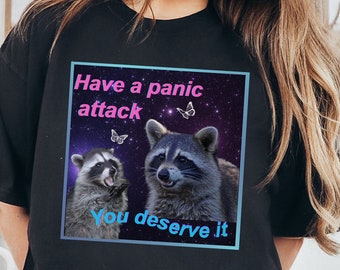 Raccoon Shirt Comfort Colors Funny Raccoon Shirt Shirts That Go Hard Weird Shirt Raccoon Gifts Silly Shirt Racoon Shirt Possum Shirt Anxiety
