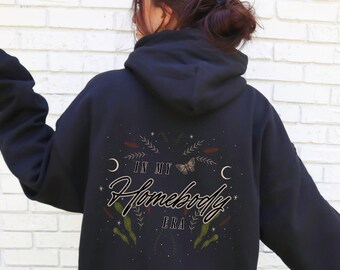 Homebody Sweatshirt Era Homebody Hoodie Brauner Hoodie Dunkelgrün Dunkelgrüner Hoodie Motten Hoodie Waldgrüner Hoodie Cottage Core Hoodie
