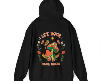 Mushroom Hoodie Butterfly Hoodie Mushroom Sweatshirt Dark