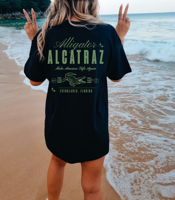 Alligator Alcatraz Trump Comfortcolors MAGA Apparel Ultra Maga