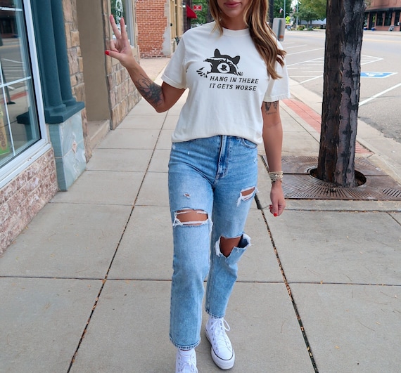 Raccoon Shirt Comfort Colors Racoon T Shirt Funny Raccoon Shirt Weird Shirts Raccoon Gifts Racoon Shirt Cute Raccoon Gifts