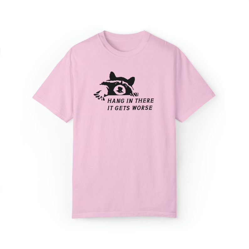 Chemise raton laveur T-shirt raton laveur couleurs confort Chemise raton laveur drôle Chemises étranges Cadeaux raton laveur Chemise raton laveur Cadeaux raton laveur mignon Blossom