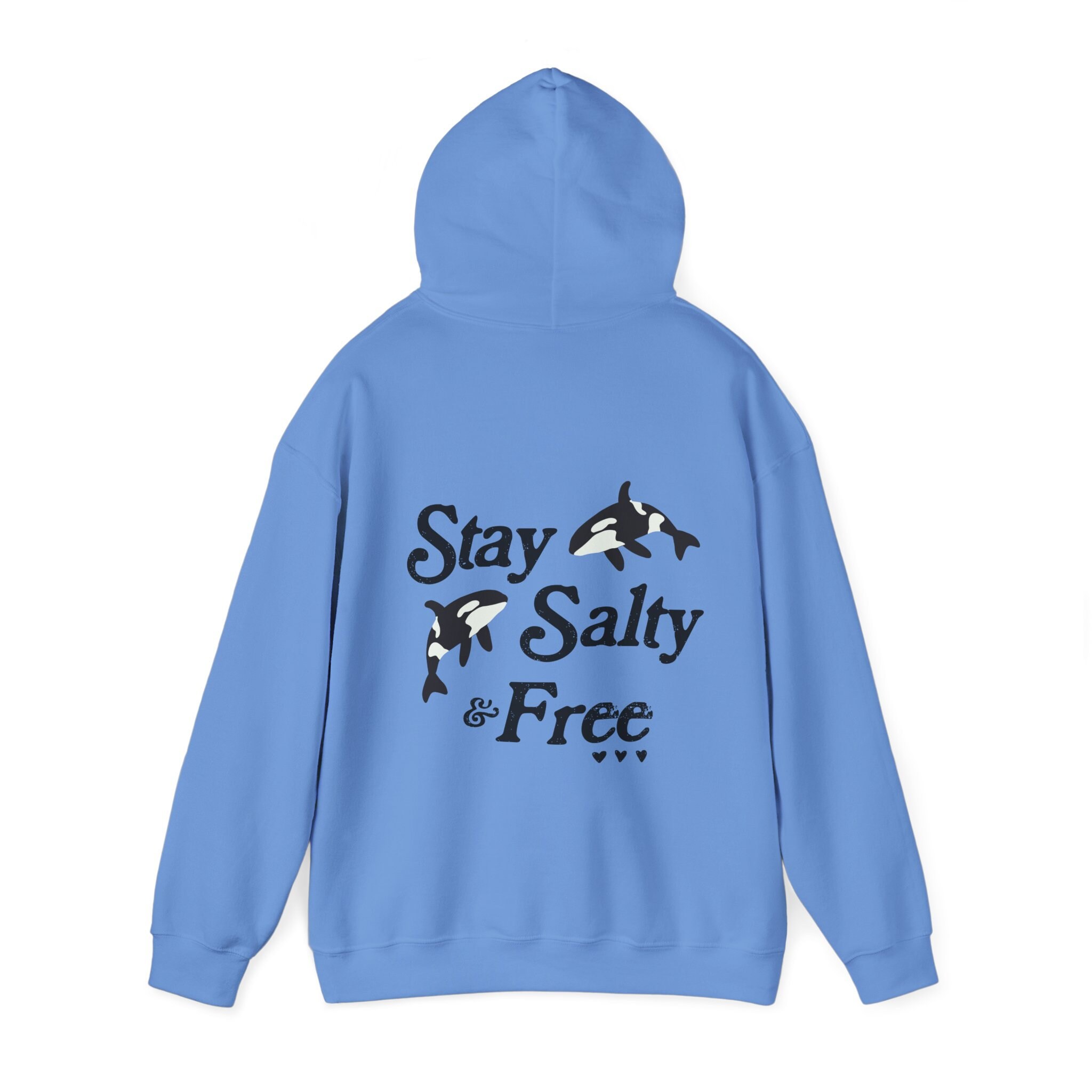 Stay Salty & Free Orca Hoodie Ocean Animal Shirt Ocean Inspired Style ...