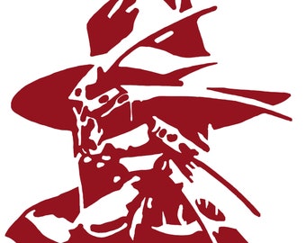 Freddy Krueger (A Nightmare on Elm Street) Vinyl Decal Sticker