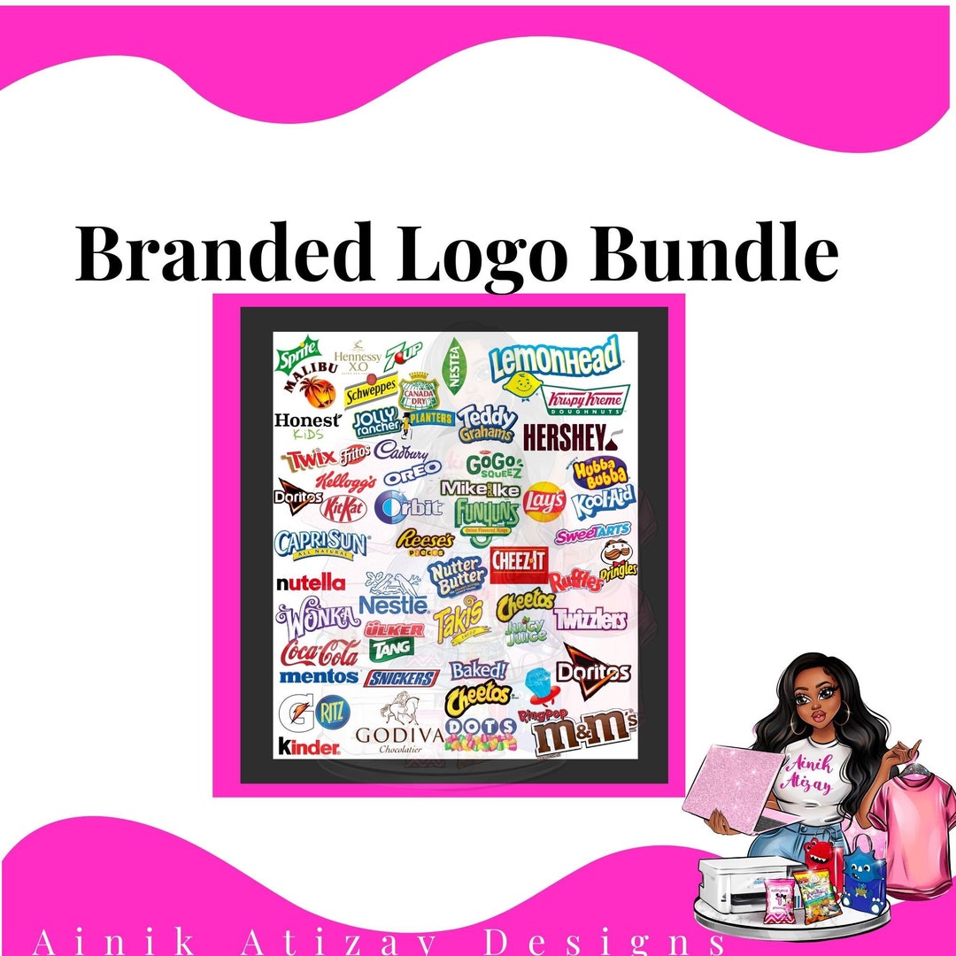 Party Favor Bundle Logos Chip Bag Logos Logo Chocolate Etsy