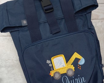 Children's backpack with your choice of motif and name