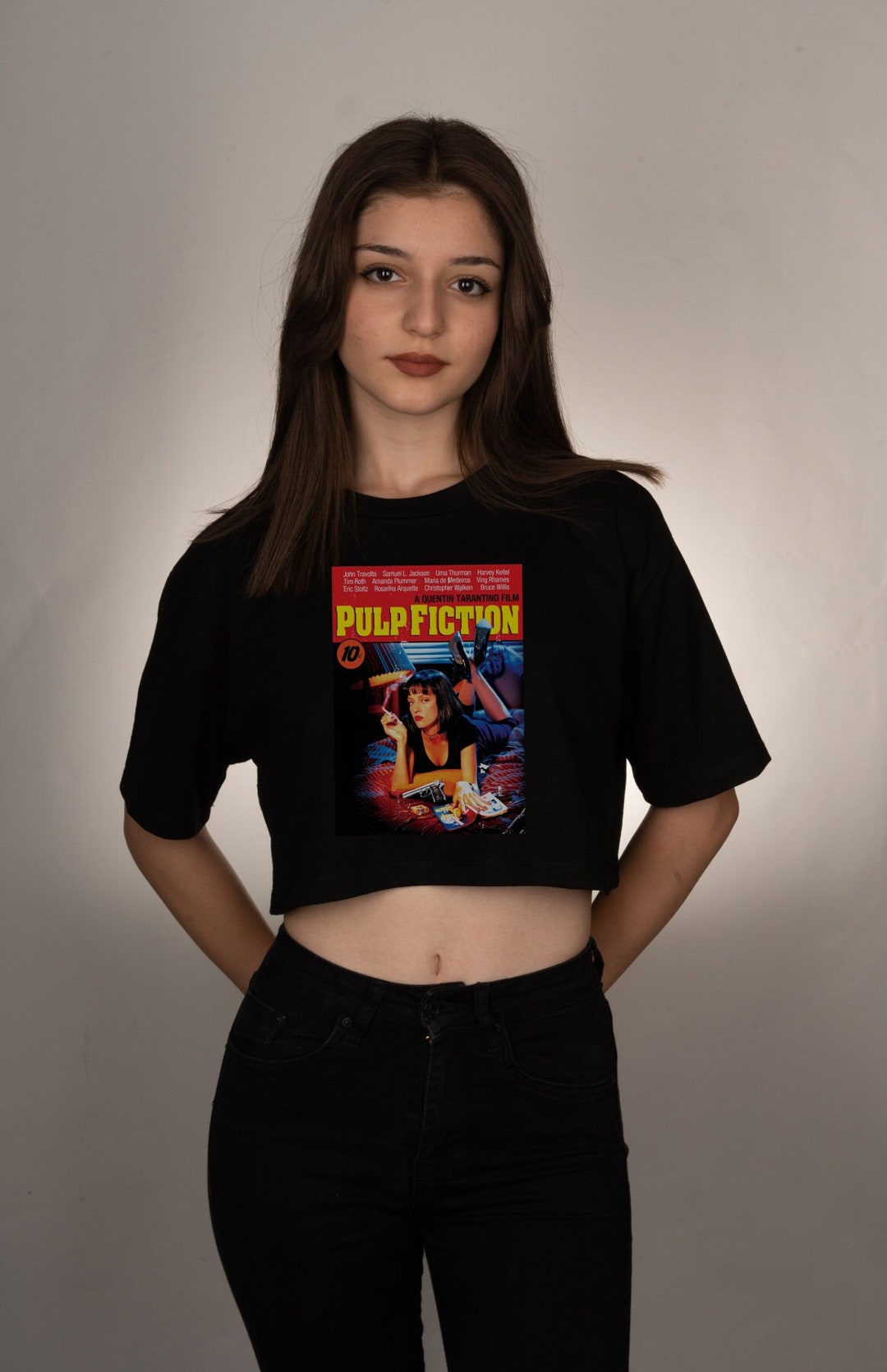 Maglietta Pulp Fiction Indossata Da Samuel L. Jackson Jules Vincent Vega 8945 - Italia - Foto 3