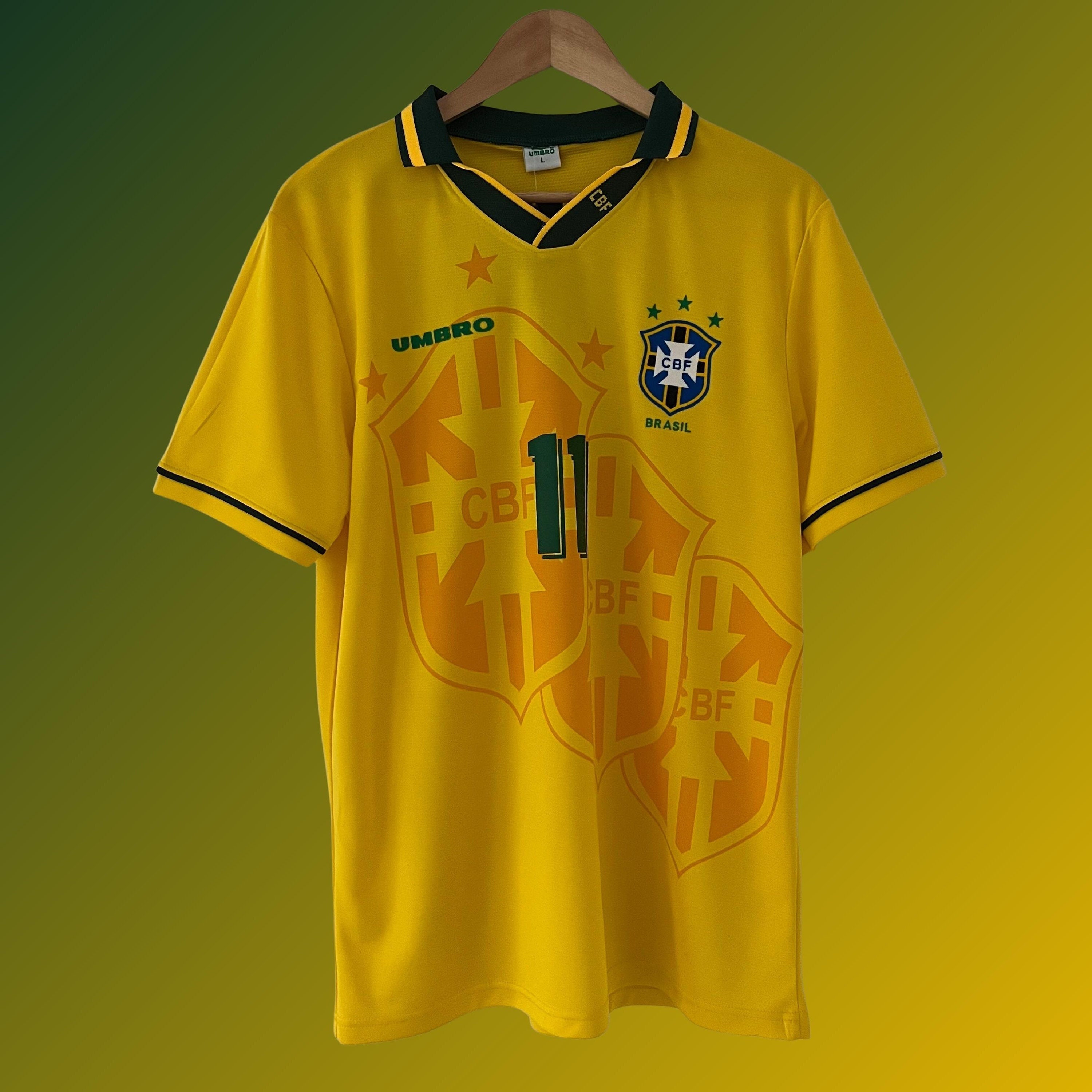 Brazil 1994 Home World Cup Brasil Retro Jersey