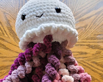 Custom Jumbo Crochet Jellyfish