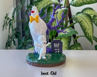 キャスパーと毛むくじゃらの恐ろしいフィギュア：3Dプリント