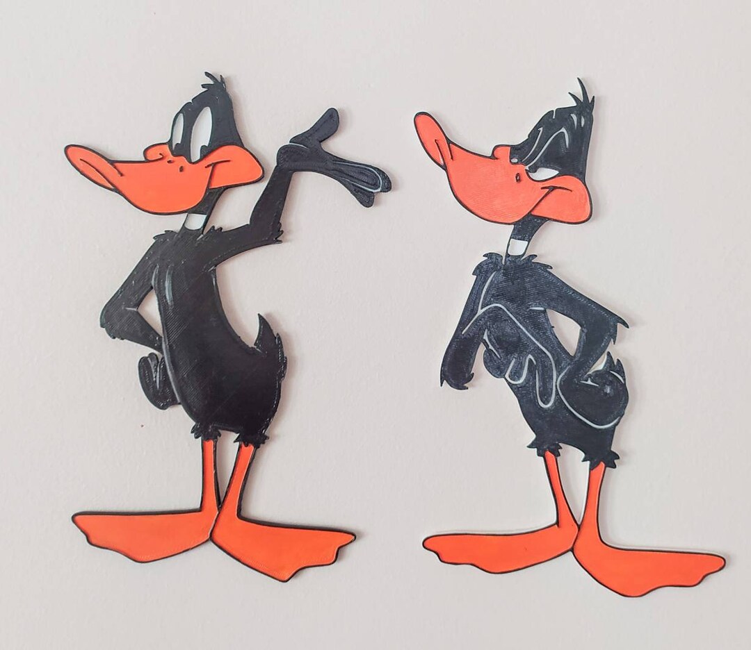 Daffy Duck Wall Art Etsy