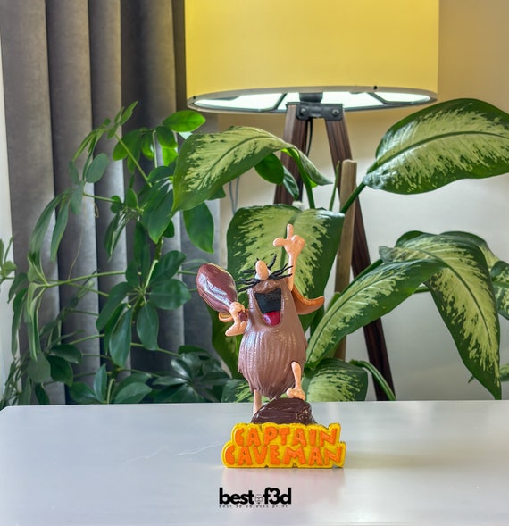 Captain Caveman 3D Print Figure: Hanna-barbera Collectible - Etsy