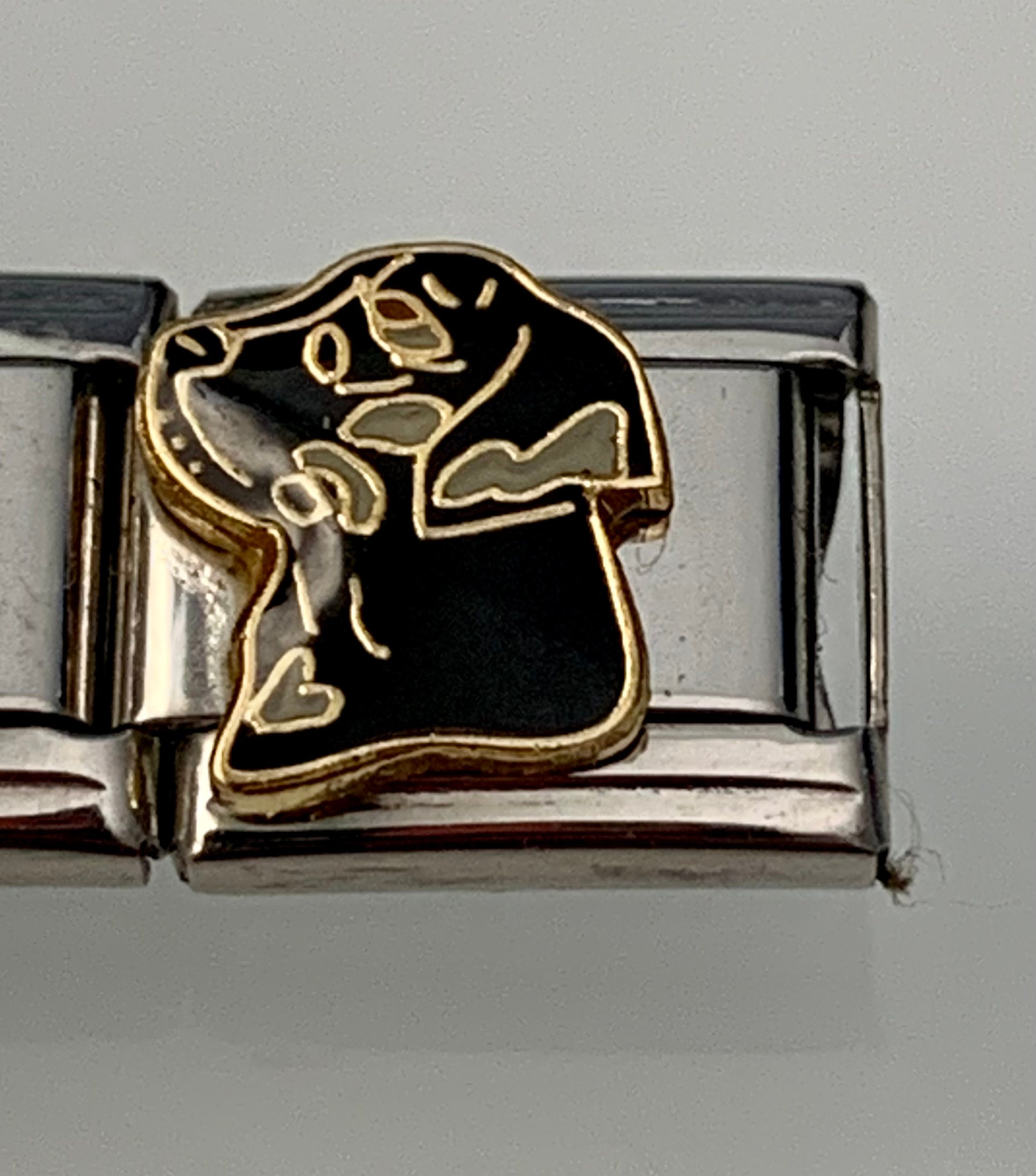 Italienische Armband Charms 9mm - Goldene Anhänger Für