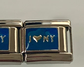 New York 9mm Italian Charm For Italian Charm Bracelets Stainless