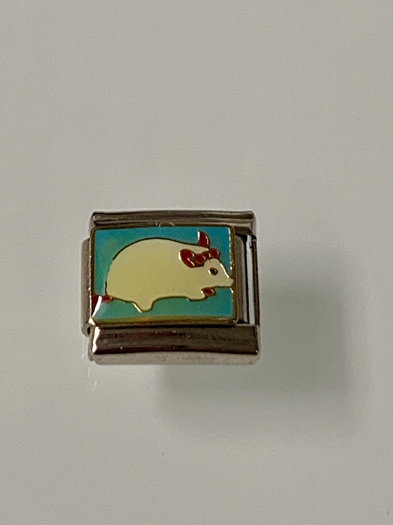 Rat 9mm Italian Charm for Italian Charm Bracelets Stainless Steel