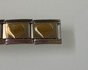 Breloque Ange Et œil Malin En Acier Inoxydable - Compatible Bracelets à Maillons 9 Mm (type Nomination)