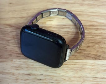 Apple Watch band for Italian charm bracelet 9mm Italian Charms Stainless Steel