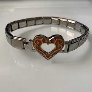 Charme Italien Tournesol "maman" Quiges - 9mm, Acier Inoxydable Et Zircone, Pour Bracelets à Maillons