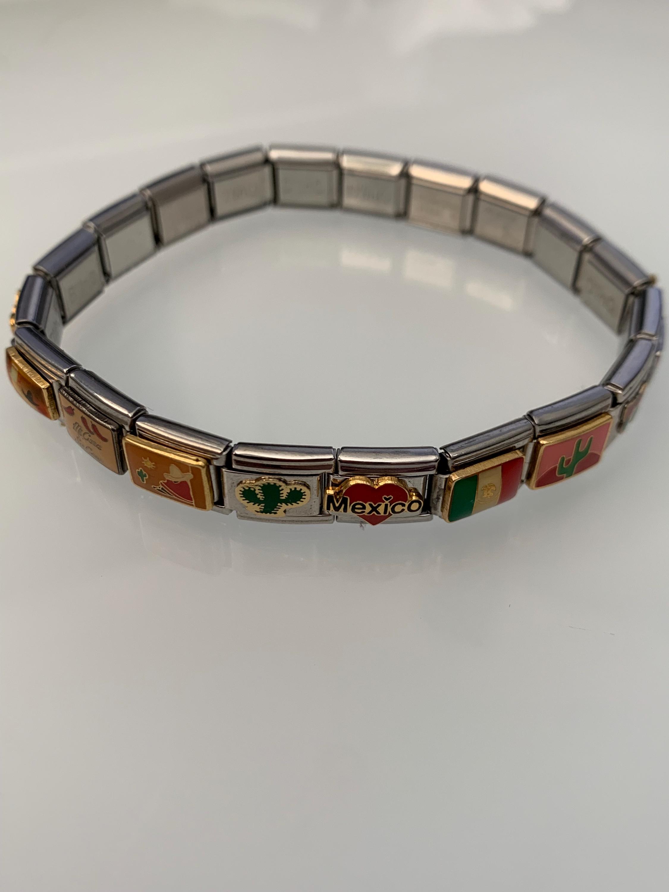Breloque Italian Charms Quiges 9mm - Acier Inoxydable - Pour Bracelet Personnalisable - Cadeau Femme