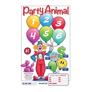 Party Animal Pull Tab Game