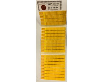 500 Bingo Raffle Tip Board