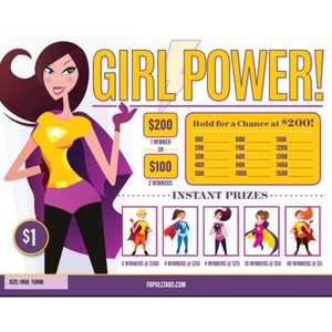 Girl Power! Pull Tabs Game
