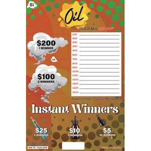 OIL Pull Tabs Game