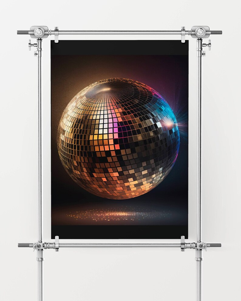 Retro Disco Ball Etsy